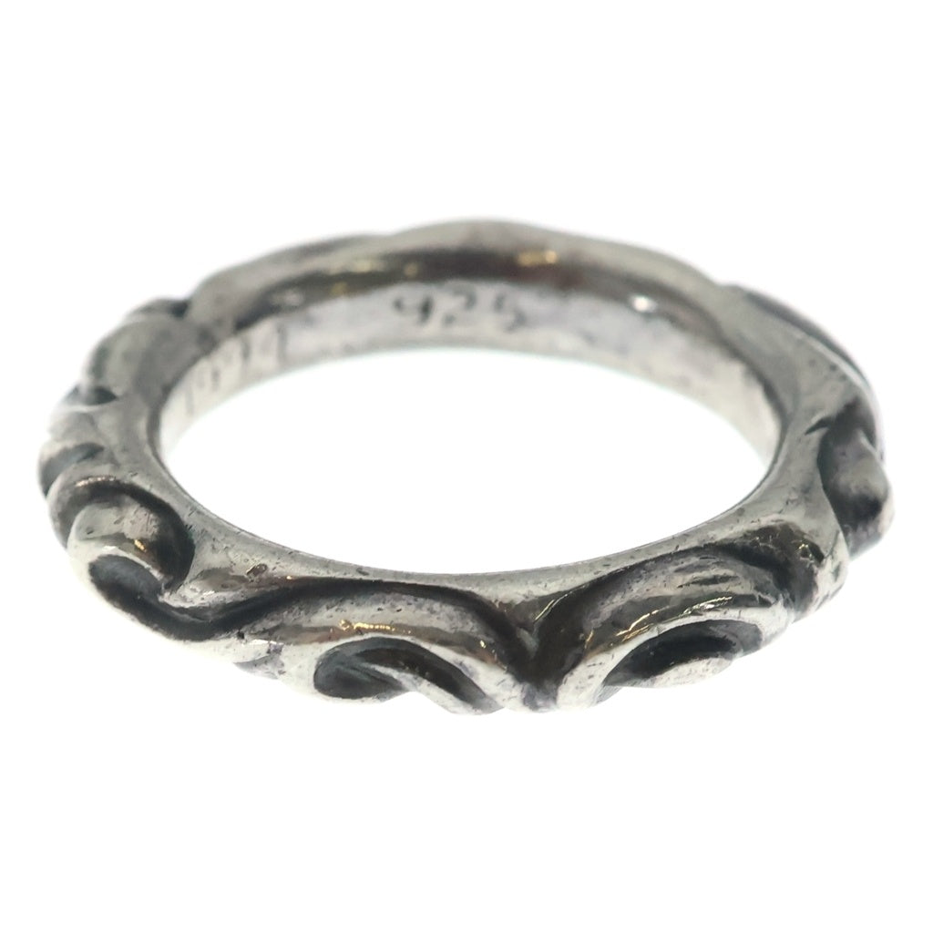 CHROME HEARTS(クロムハーツ) SCRL BAND スクロールバンド リング シルバー BCA351