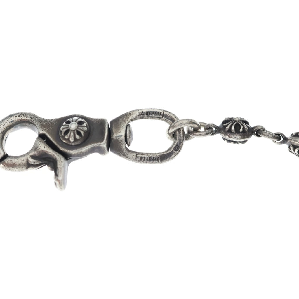 CHROME HEARTS(クロムハーツ) 2BALL SHORT-S/1クリップショート#2クロスボール ウォレットチェーン シルバー BCA063