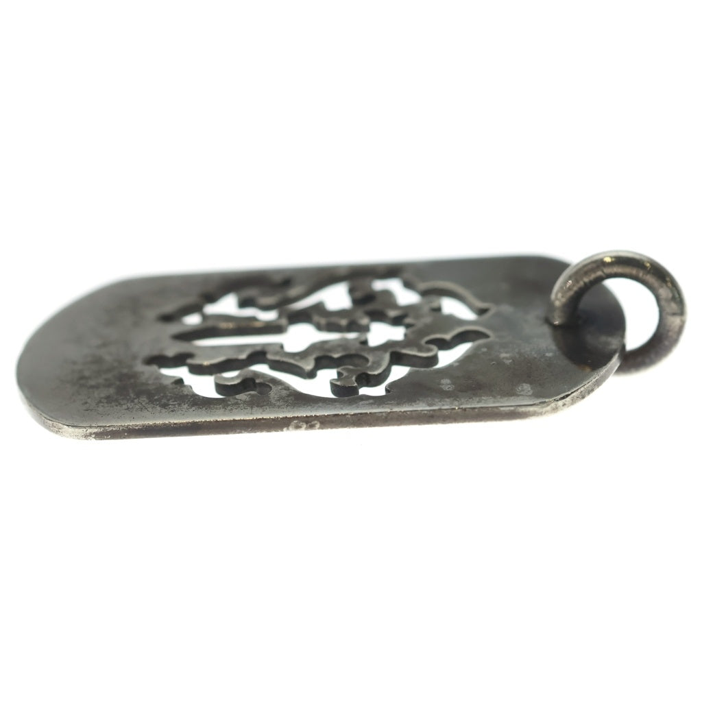 CHROME HEARTS(クロムハーツ) D TAG LRG DAGGER ヴァインダガーカットアウトドッグタグ ラージ ペンダントトップ シルバー BCA240