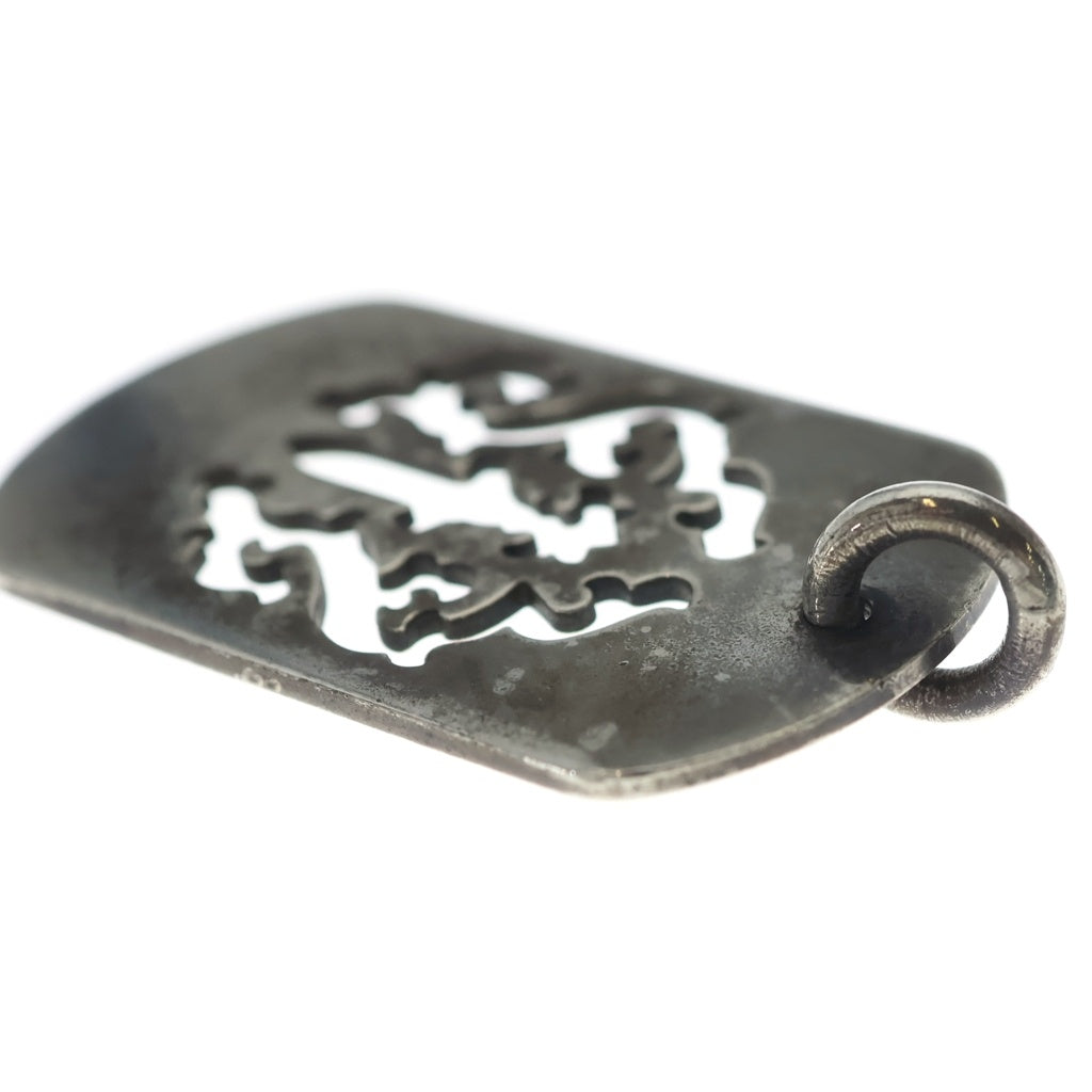CHROME HEARTS(クロムハーツ) D TAG LRG DAGGER ヴァインダガーカットアウトドッグタグ ラージ ペンダントトップ シルバー BCA240