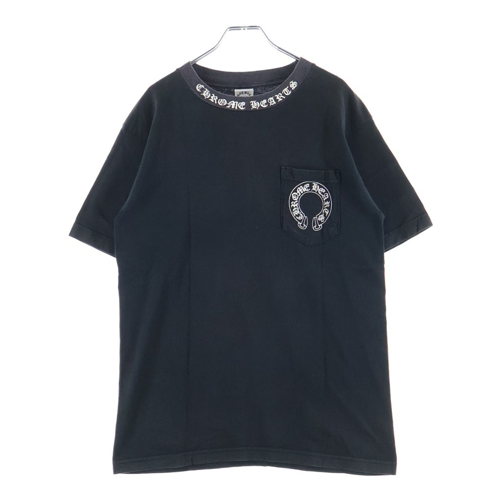 CHROME HEARTS(クロムハーツ) OLD FLORAL オールドフローラル バッグプリント半袖Tシャツ ブラック