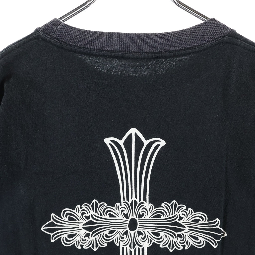 CHROME HEARTS(クロムハーツ) OLD FLORAL オールドフローラル バッグプリント半袖Tシャツ ブラック