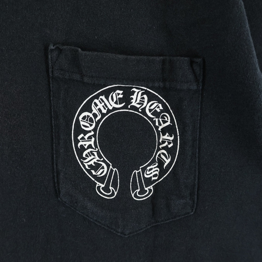 CHROME HEARTS(クロムハーツ) OLD FLORAL オールドフローラル バッグプリント半袖Tシャツ ブラック