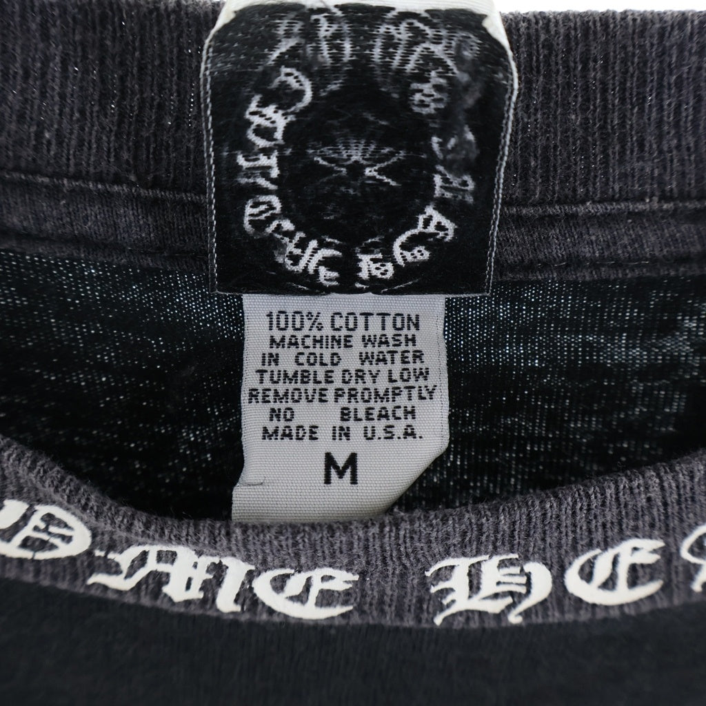 CHROME HEARTS(クロムハーツ) OLD FLORAL オールドフローラル バッグプリント半袖Tシャツ ブラック