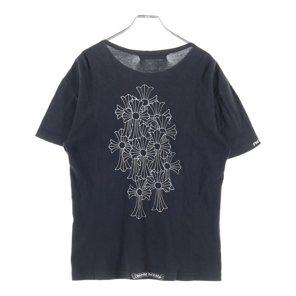 CHROME HEARTS(クロムハーツ) Thermal Tee バックセメタリープリント サーマル半袖カットソー ブラック