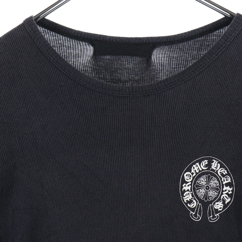 CHROME HEARTS(クロムハーツ) Thermal Tee バックセメタリープリント サーマル半袖カットソー ブラック
