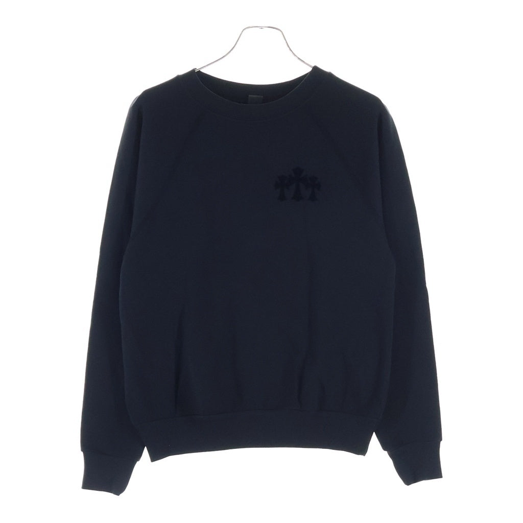 CHROME HEARTS(クロムハーツ) 7-11 CREW バックCHロゴ刺繍 クルーネックスウェットトレーナー ブラック
