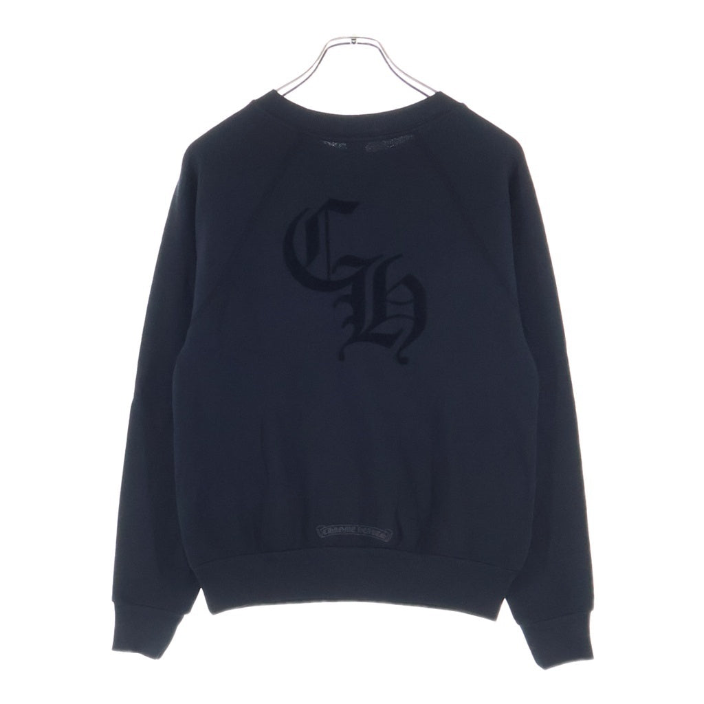 CHROME HEARTS(クロムハーツ) 7-11 CREW バックCHロゴ刺繍 クルーネックスウェットトレーナー ブラック