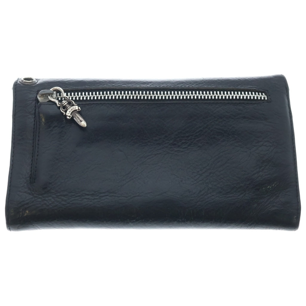 CHROME HEARTS(クロムハーツ) WAVE ウェーブ レザーウォレット 財布 ブラック
