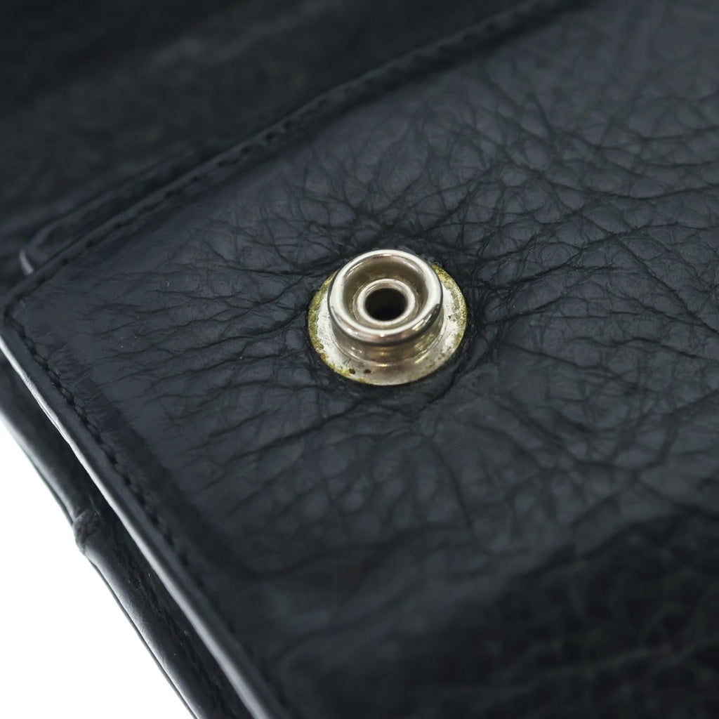 CHROME HEARTS(クロムハーツ) WAVE ウェーブ レザーウォレット 財布 ブラック