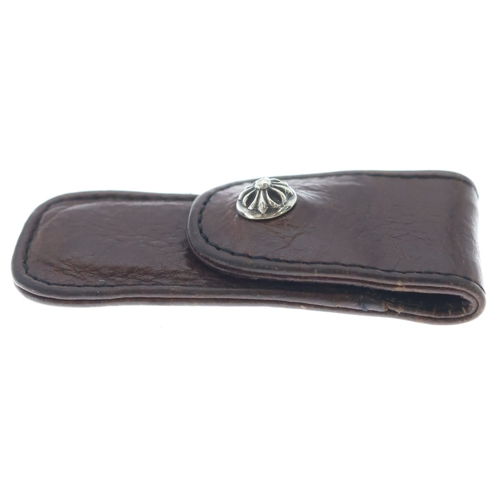 CHROME HEARTS(クロムハーツ) TOOTHPICK CASE レザートゥースピックケース ブラウン