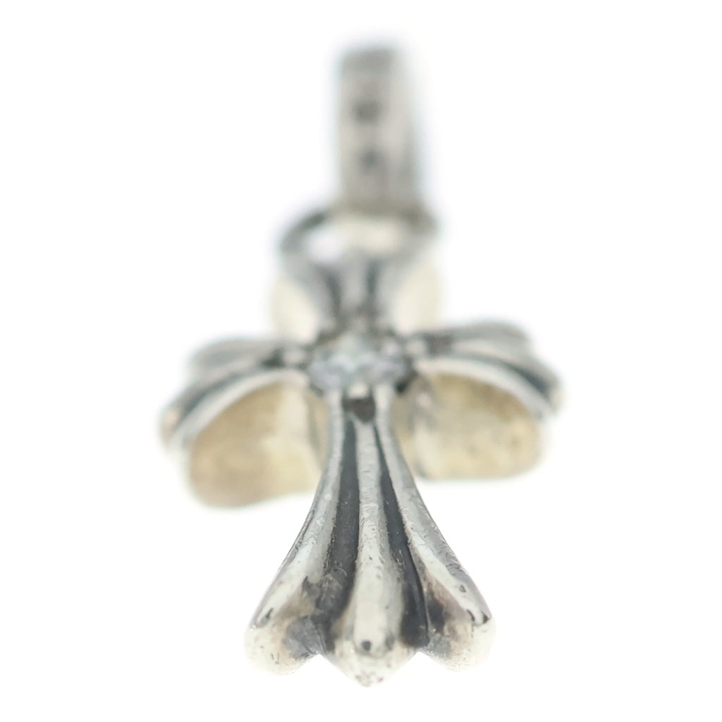CHROME HEARTS(クロムハーツ) CRS BBYFAT DMND ベイビーファットクロス 両面1ダイヤ ペンダントトップ シルバー BCA238