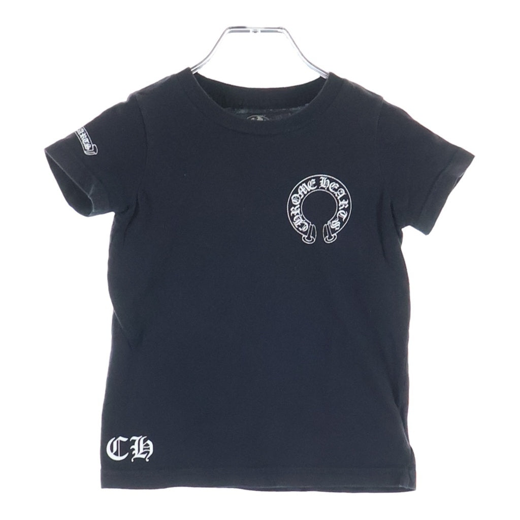 CHROME HEARTS(クロムハーツ) OLD S/S Tee CH PULS オールド CHプラス バックプリント 半袖Tシャツ ブラック キッズ