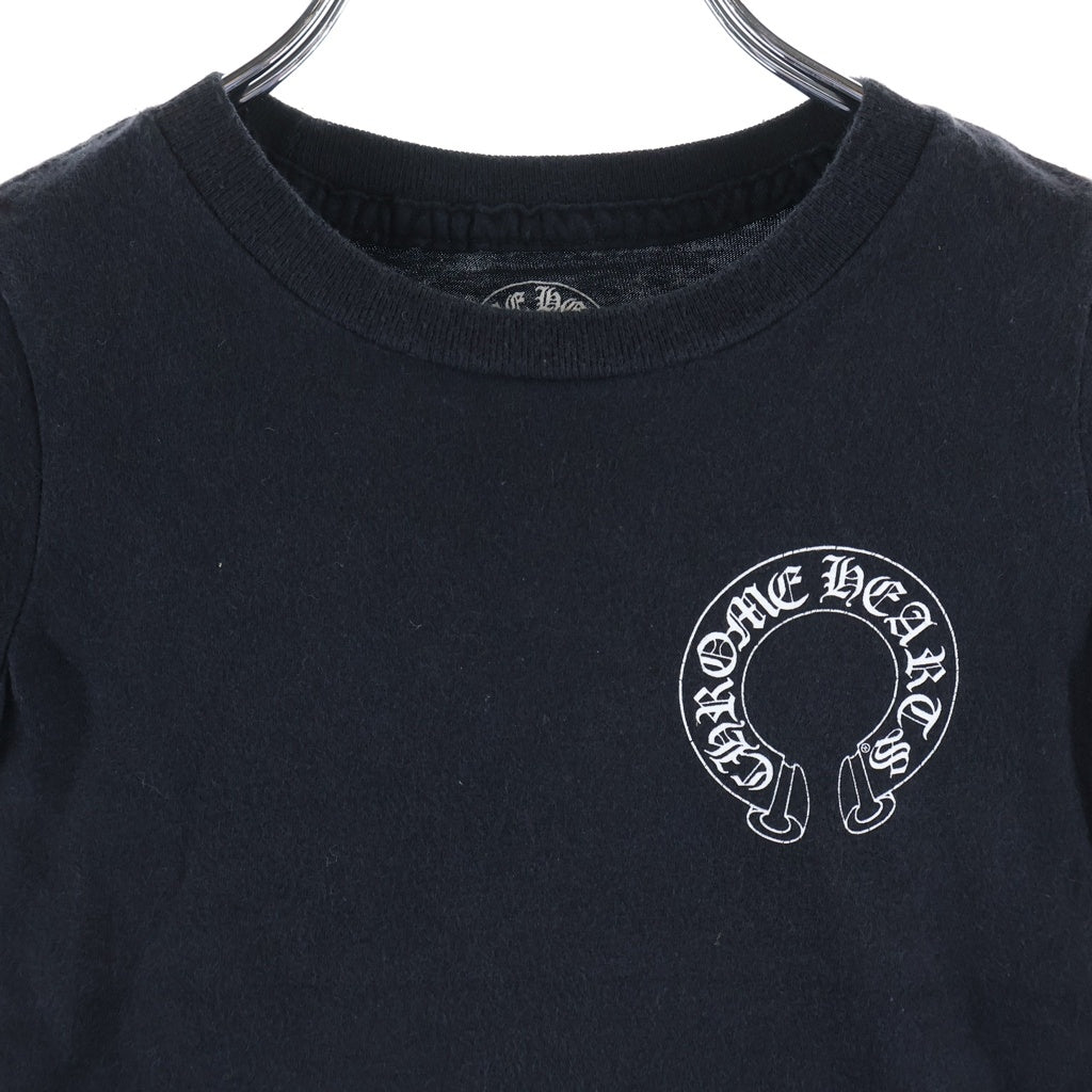 CHROME HEARTS(クロムハーツ) OLD S/S Tee CH PULS オールド CHプラス バックプリント 半袖Tシャツ ブラック キッズ