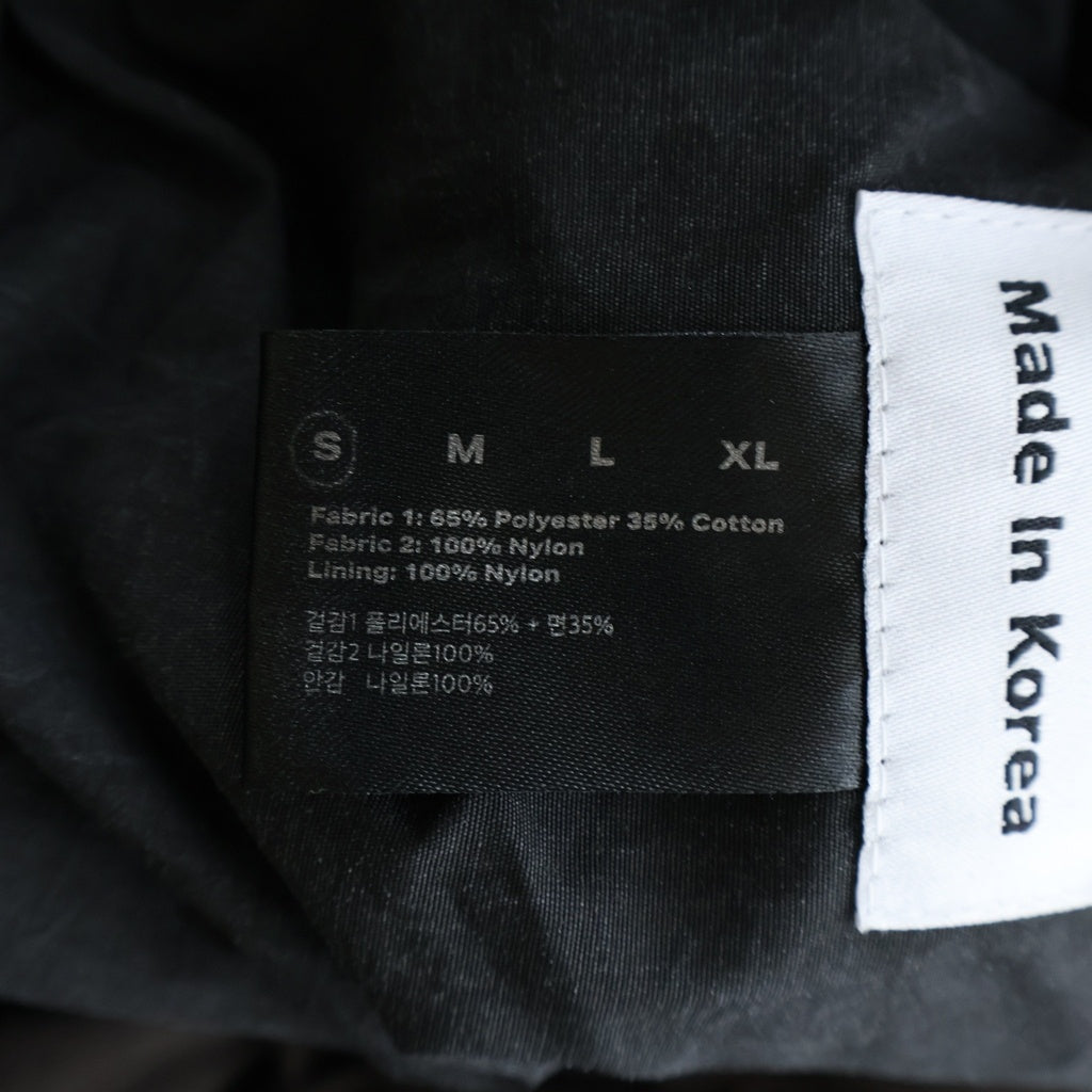FFFPOSTALSERVICE(トリプルエフポスタルサービス) 26SS Parachute Hooded Wired Jacket パラシュートフーデッドワイヤージャケット FFFPSSS2606 ブラウン