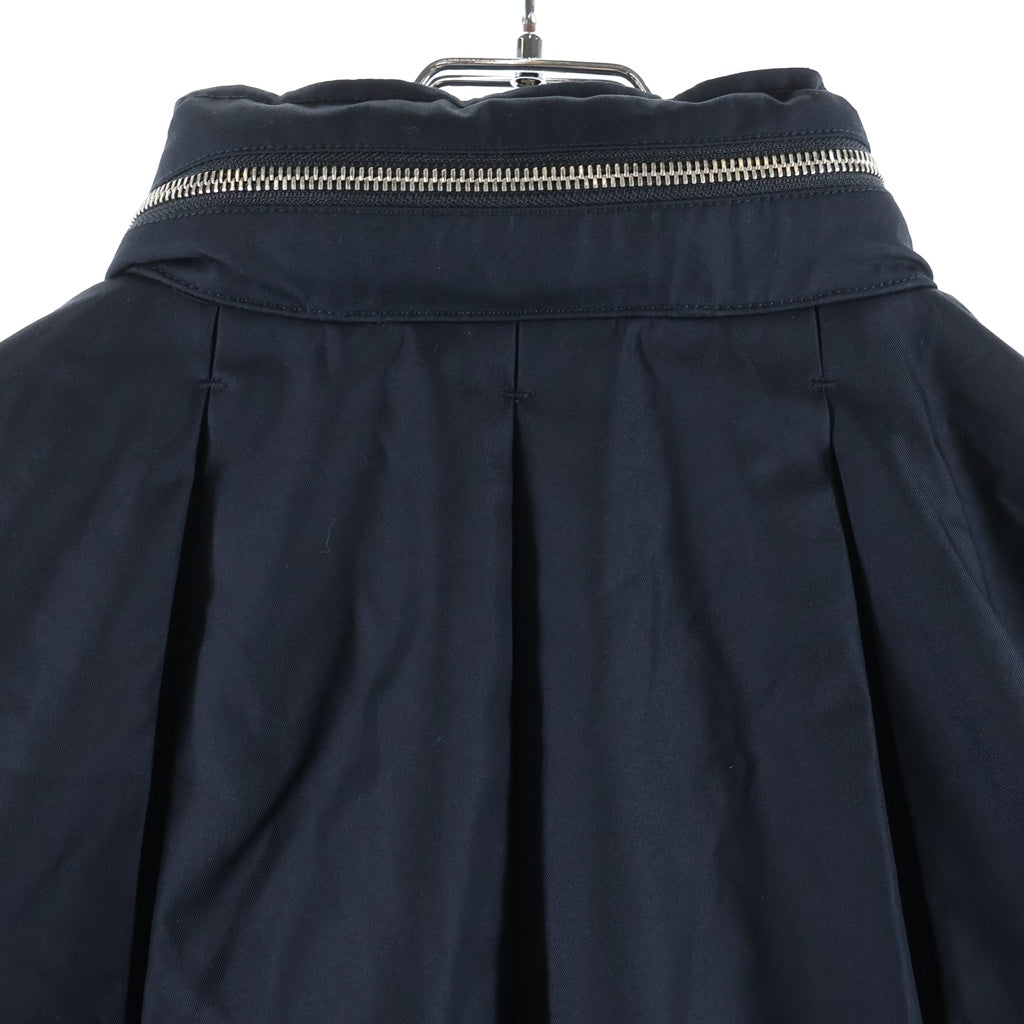FFFPOSTALSERVICE(トリプルエフポスタルサービス) 25AW Reia Hooded Work Jacket レイアフーデッドクロップドワークジャケット FFFPSFW2503 ブラック