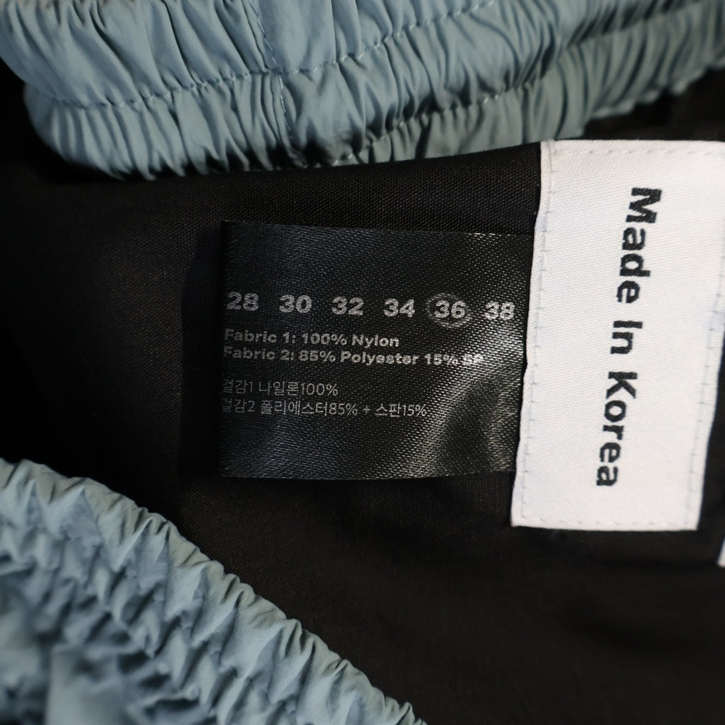 FFFPOSTALSERVICE(トリプルエフポスタルサービス) 26SS Enigma Super Wide Track Pants エニグマスーパーワイドトラックパンツ FFFPSSS2621 ブルー