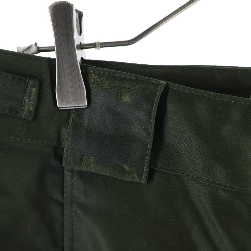 FFFPOSTALSERVICE(トリプルエフポスタルサービス) 26SS FF Bunker Trouser リフレクターテープワックスバンカーワイドパンツ FFPFSSS2613 カーキ