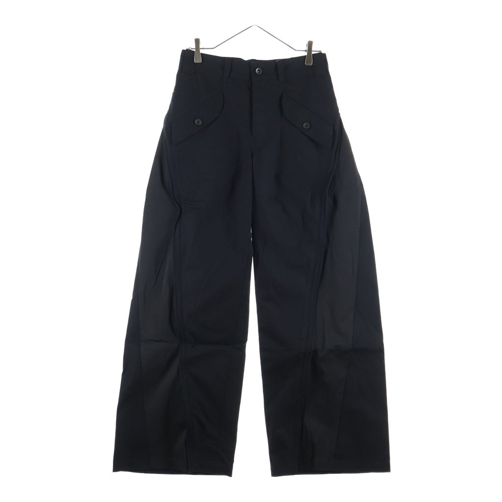 FFFPOSTALSERVICE(トリプルエフポスタルサービス) 26SS Kinarak Wired Trouser ワイヤーエンジニアードワークパンツ FFFPSSS2618 ブラック