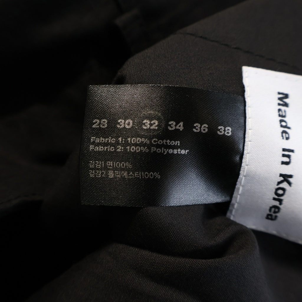 FFFPOSTALSERVICE(トリプルエフポスタルサービス) 26SS Engineer Cargo Trousers エンジニアカーゴトラウザーズワイドパンツ FFFPSSS2624 ブラック