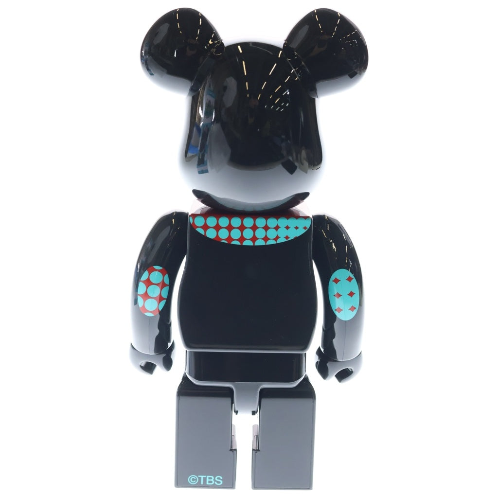 MEDICOM TOY(メディコムトイ) BE@RBRICK 水曜日のダウンタウン 招き猫 400% ベアブリック フィギュア 人形 ブラック