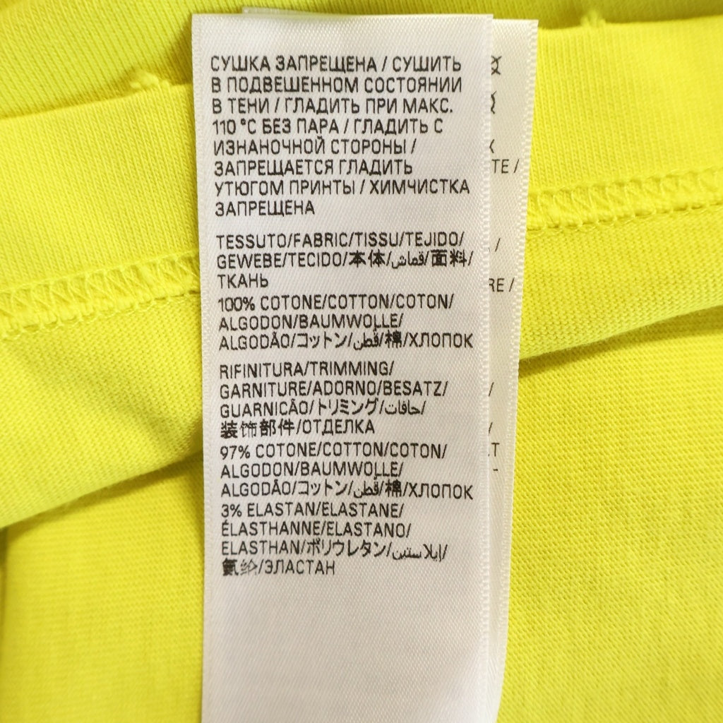 BALENCIAGA(バレンシアガ) 24SS DARKWAVE TEE ダークウェーブプリント半袖Tシャツ 739028 TPVN5 イエロー