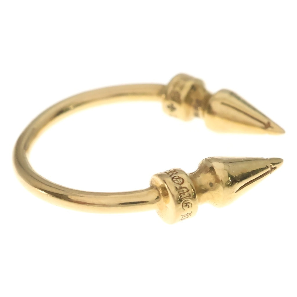 CHROME HEARTS(クロムハーツ) 22K DBL SPIKE RING ダブルスパイクリング ゴールド