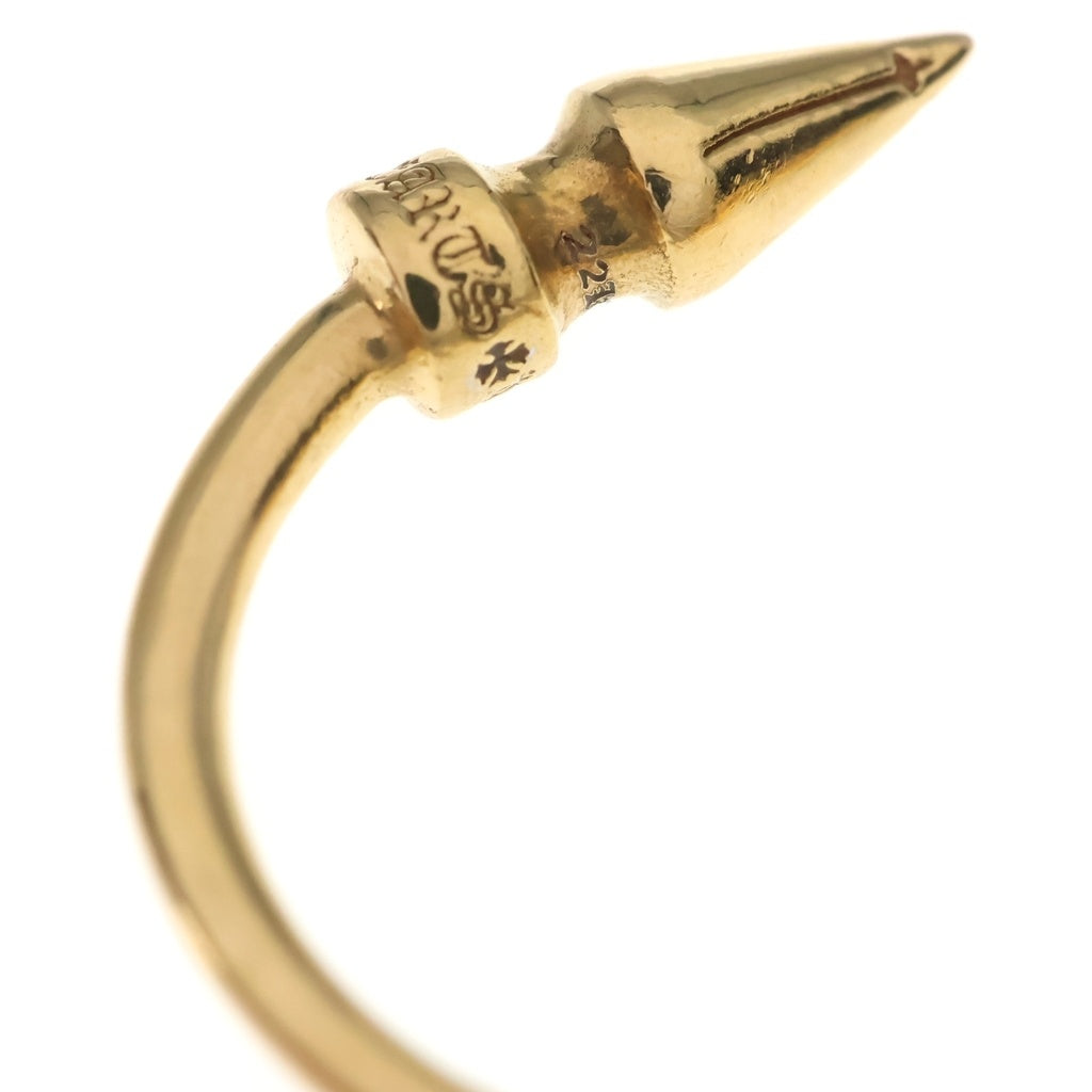 CHROME HEARTS(クロムハーツ) 22K DBL SPIKE RING ダブルスパイクリング ゴールド