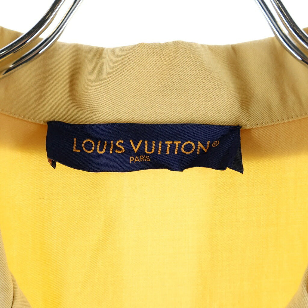 LOUIS VUITTON(ルイヴィトン) 24SS×タイラー・ザ・クリエイター エンブロイダード コットンボウリング半袖シャツ RM242MM IKE HRS03W イエロー