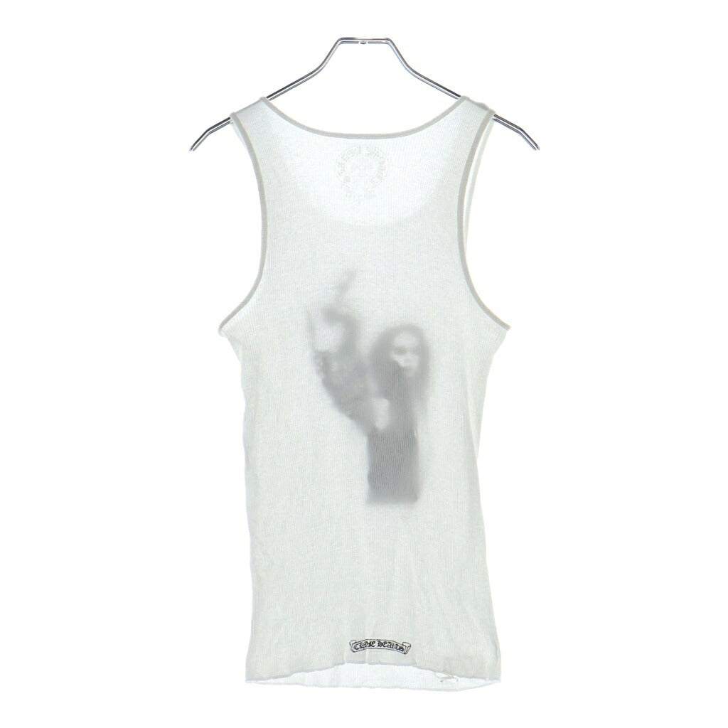 CHROME HEARTS(クロムハーツ) RIB TANK リチャードスターク リブタンクトップ ノースリーブシャツ ホワイト