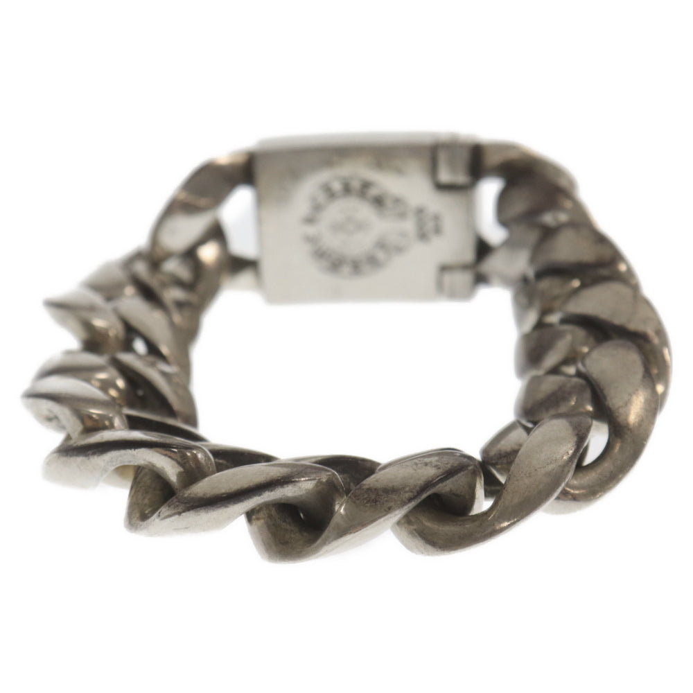 CHROME HEARTS(クロムハーツ) CH X BOX ID P DIA CHクロスボックスID PAVE ダイヤシルバーブレスレット
