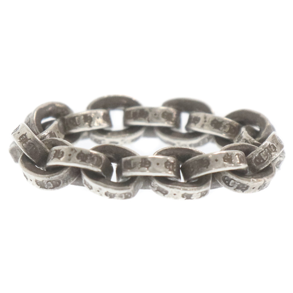 CHROME HEARTS(クロムハーツ) PAPER CHAIN RING ペーパーチェーン シルバーリング シルバー 9号