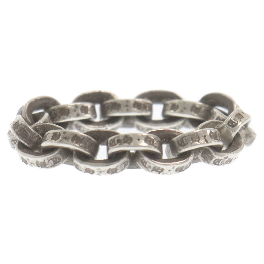 CHROME HEARTS(クロムハーツ) PAPER CHAIN RING ペーパーチェーン シルバーリング シルバー 9号