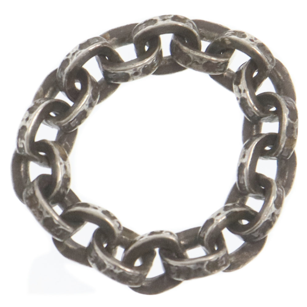 CHROME HEARTS(クロムハーツ) PAPER CHAIN RING ペーパーチェーン シルバーリング シルバー 8号