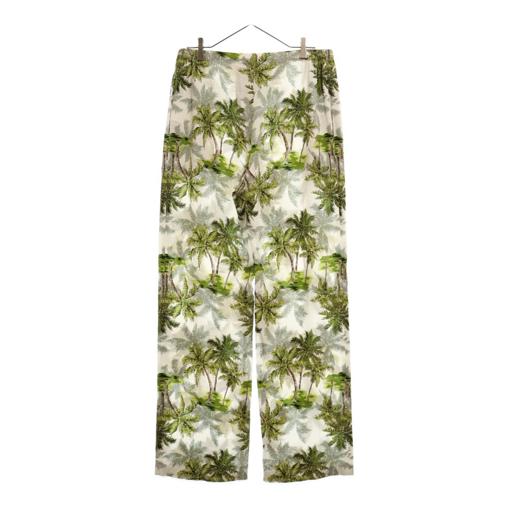 CELINE(セリーヌ) PAJAMA PANTS REEF 2P865341X97BG パジャマパンツ 総柄リーフ柄 レーヨンパンツ マルチカラー