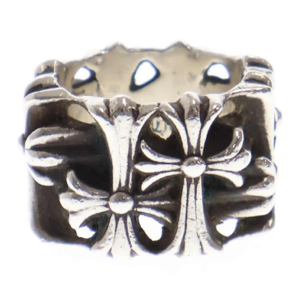 CHROME HEARTS(クロムハーツ) SQUARE CEMETERY スクエアセメタリークロス シルバーリング 17号