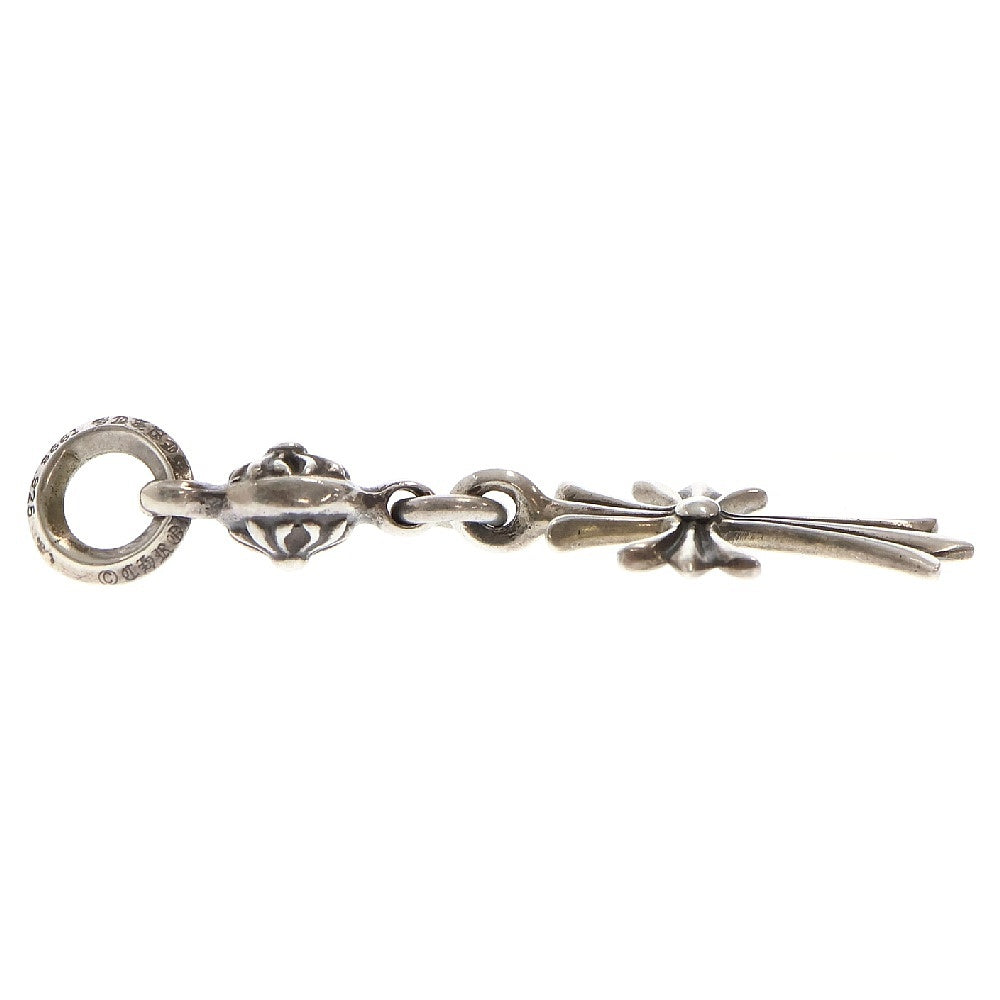 CHROME HEARTS(クロムハーツ) 1B TNY CH CRS 1ボールタイニーCHクロス チャーム シルバーネックレストップ シルバー
