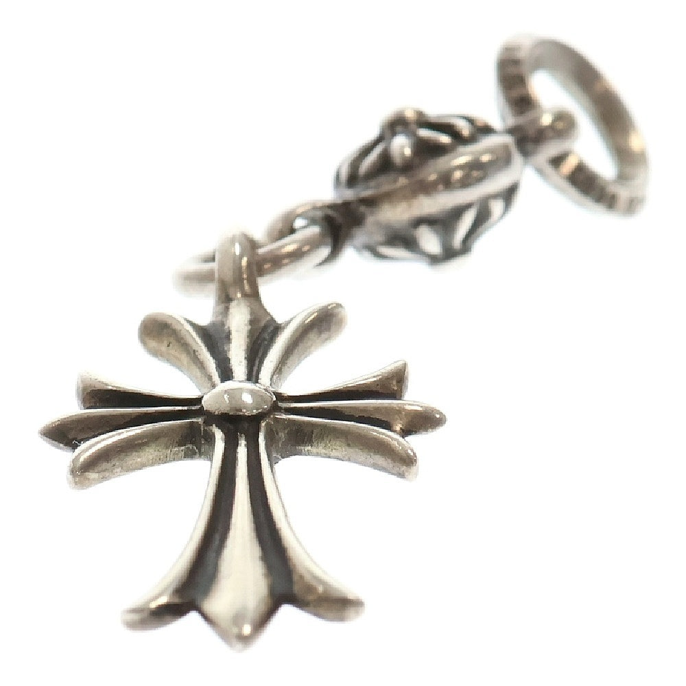 CHROME HEARTS(クロムハーツ) 1B TNY CH CRS 1ボールタイニーCHクロス チャーム シルバーネックレストップ シルバー