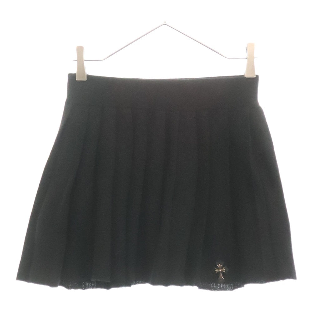 CHROME HEARTS(クロムハーツ) cashmere skirt タイニーCHクロス付き カシミアスカート