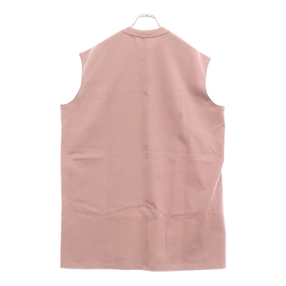 Rick Owens(リックオウエンス) 24SS TARP T RU01D3160-BA タープノースリーブカットソー オーバーサイズ ピンク