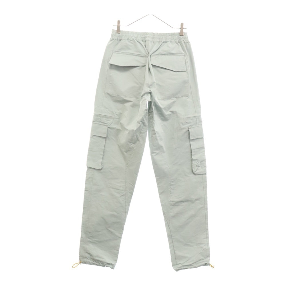 RHUDE(ルード) ドローストリング ラバーロゴマルチポケットカーゴパンツ ライトグリーン