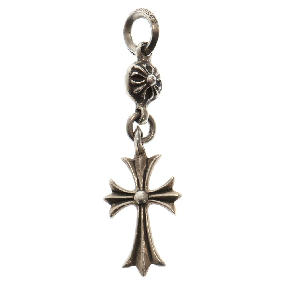 CHROME HEARTS(クロムハーツ) 1B TNY CH CRS 1ボールタイニーCHクロス チャーム シルバーネックレストップ シルバー