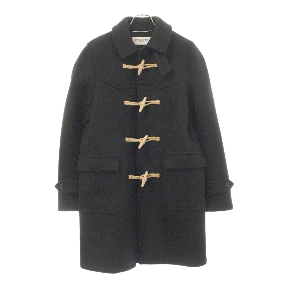 SAINT LAURENT PARIS(サンローランパリ) 13AW by Hedi Slimane CLASSIC DUFFLE COAT IN WOOL 325069 Y580B エディ期 メルトンウールクラシックダッフルコート