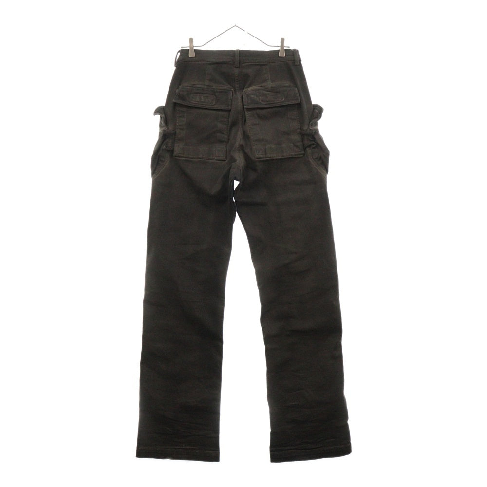 Rick Owens(リックオウエンス) 24SS STEFAN CARGO ステファンカーゴ デニムパンツ ブラック RR01D3321-SDK