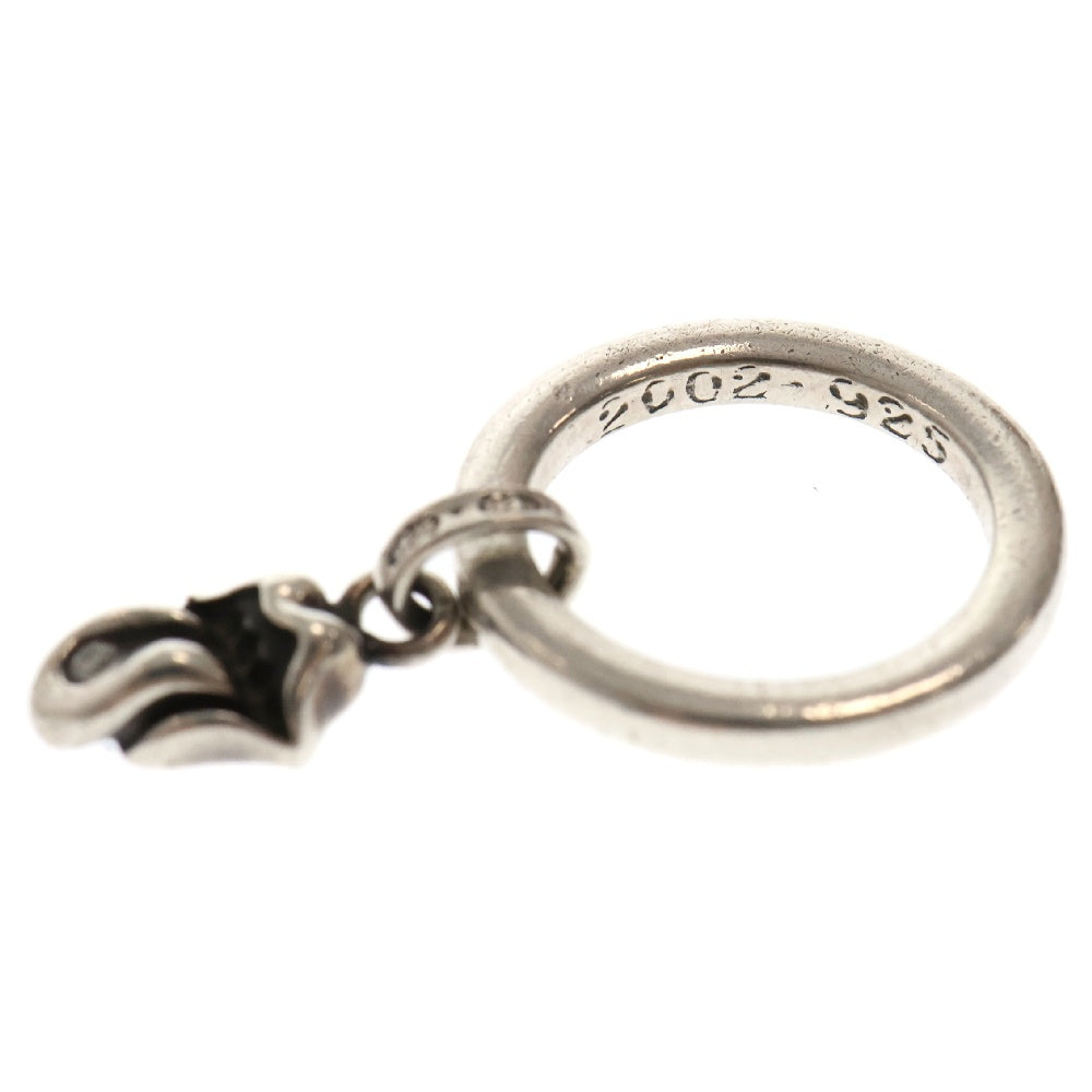 CHROME HEARTS(クロムハーツ) NTFL W 1P DIANTFL wリップアンドタンチャーム 1Pダイヤ シルバーリング シルバー 4号
