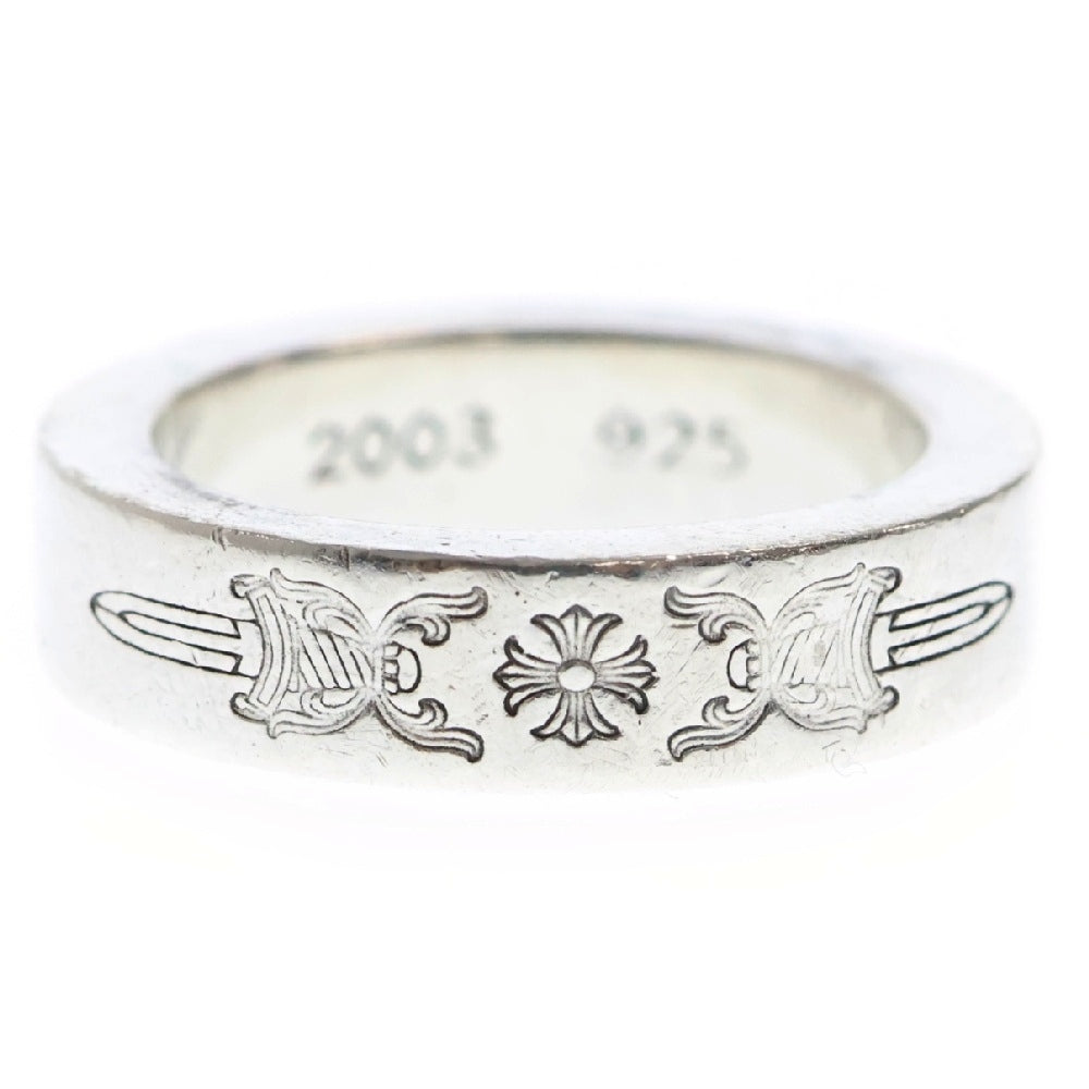 CHROME HEARTS(クロムハーツ) 6mm SPACER DAGGER 6mmスペーサーダガー シルバーリング 15.5号