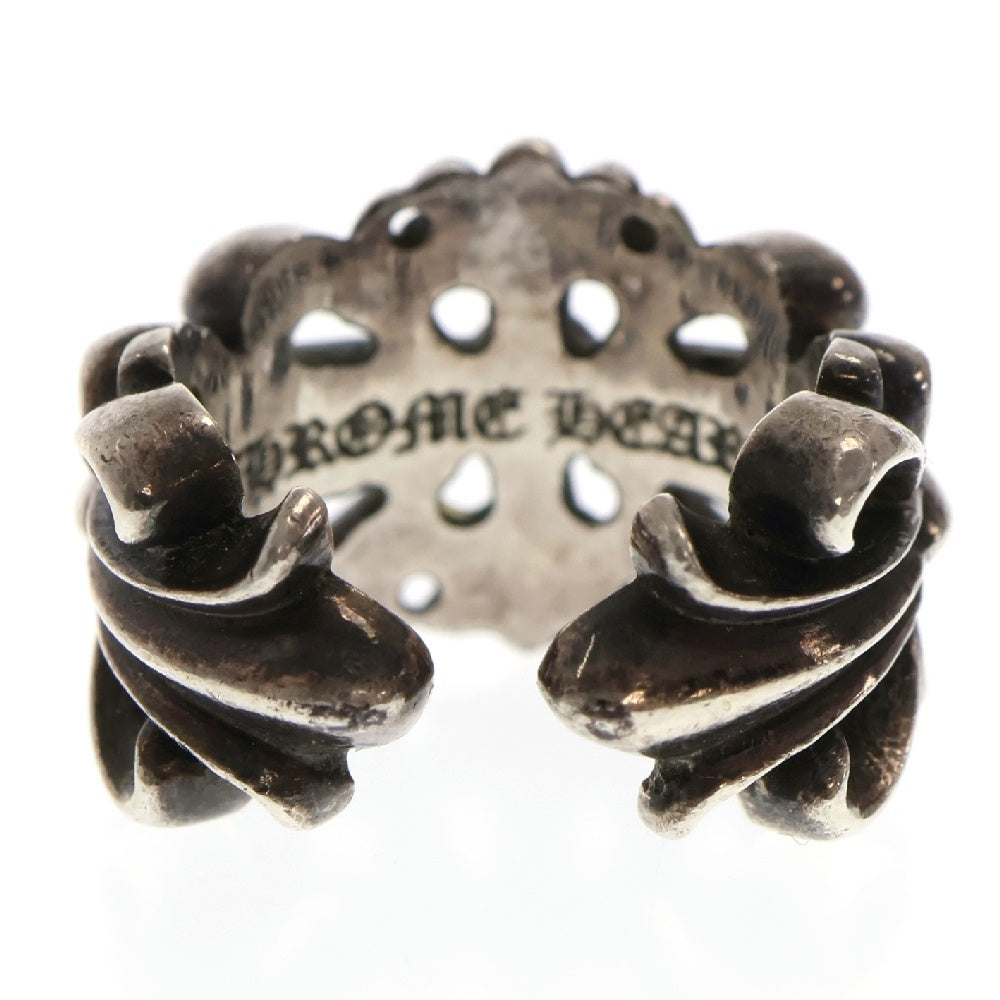 CHROME HEARTS(クロムハーツ) DBL FLRL CRS ダブルフローラルクロス シルバーリング シルバー 14.5号