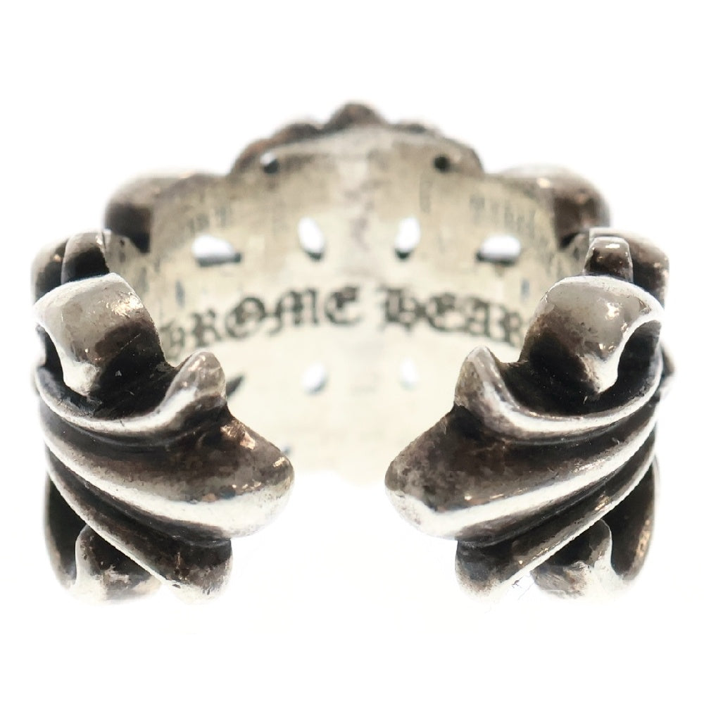 CHROME HEARTS(クロムハーツ) DBL FLRL CRS ダブルフローラルクロス シルバーリング シルバー 10号