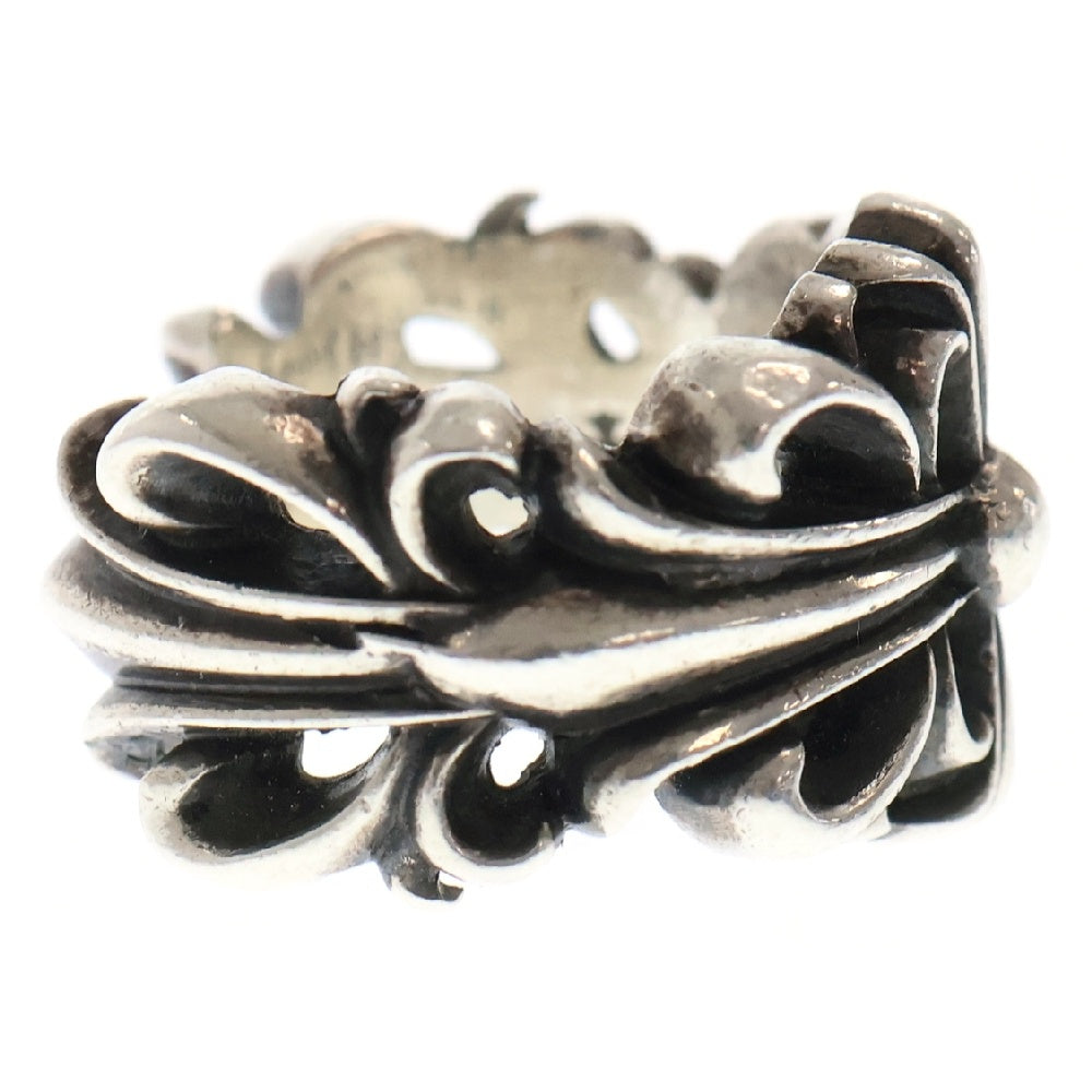 CHROME HEARTS(クロムハーツ) DBL FLRL CRS ダブルフローラルクロス シルバーリング シルバー 10号