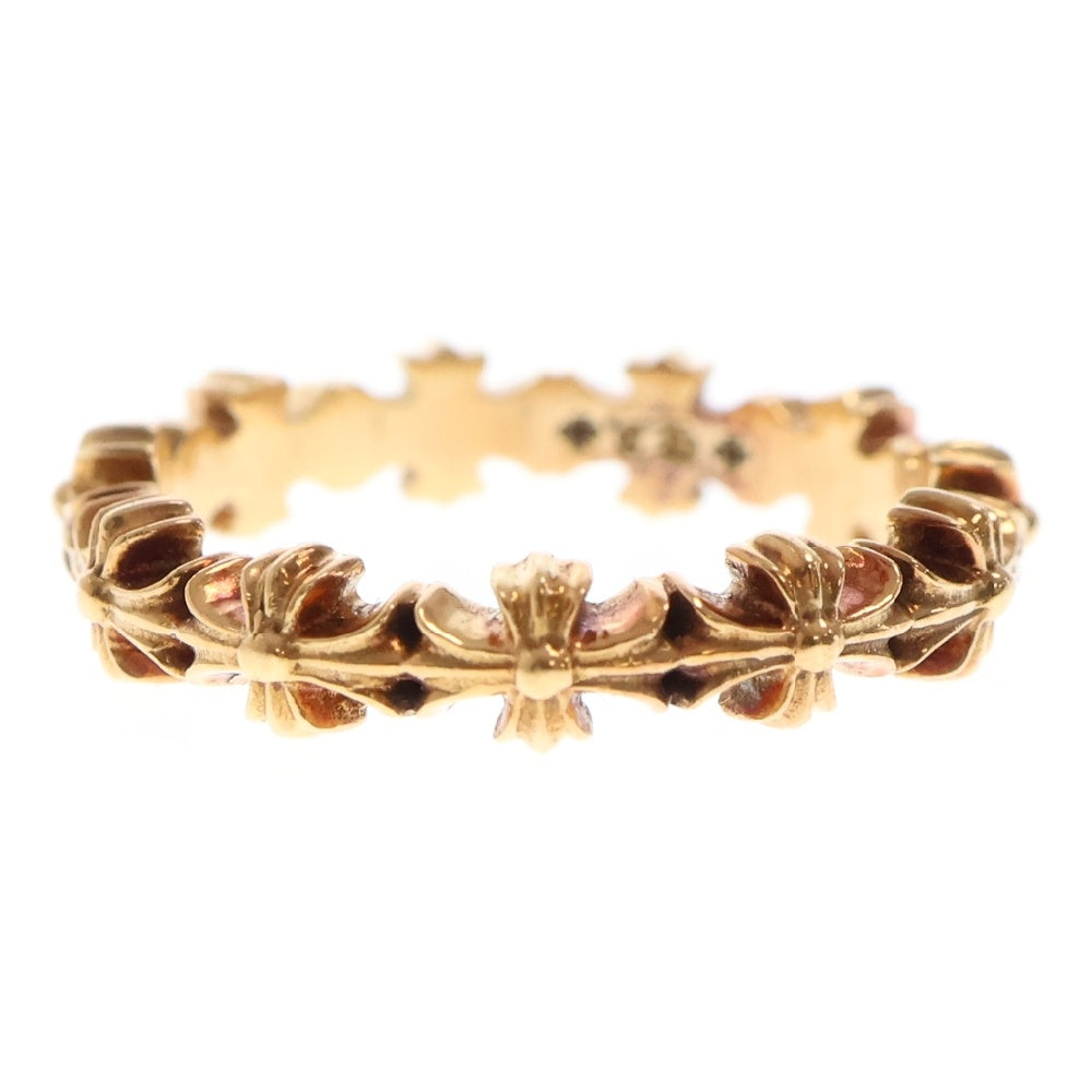 CHROME HEARTS(クロムハーツ) 22K TINY E CH PLS BAND タイニーECHプラスバンド ゴールドリング ゴールド 7号